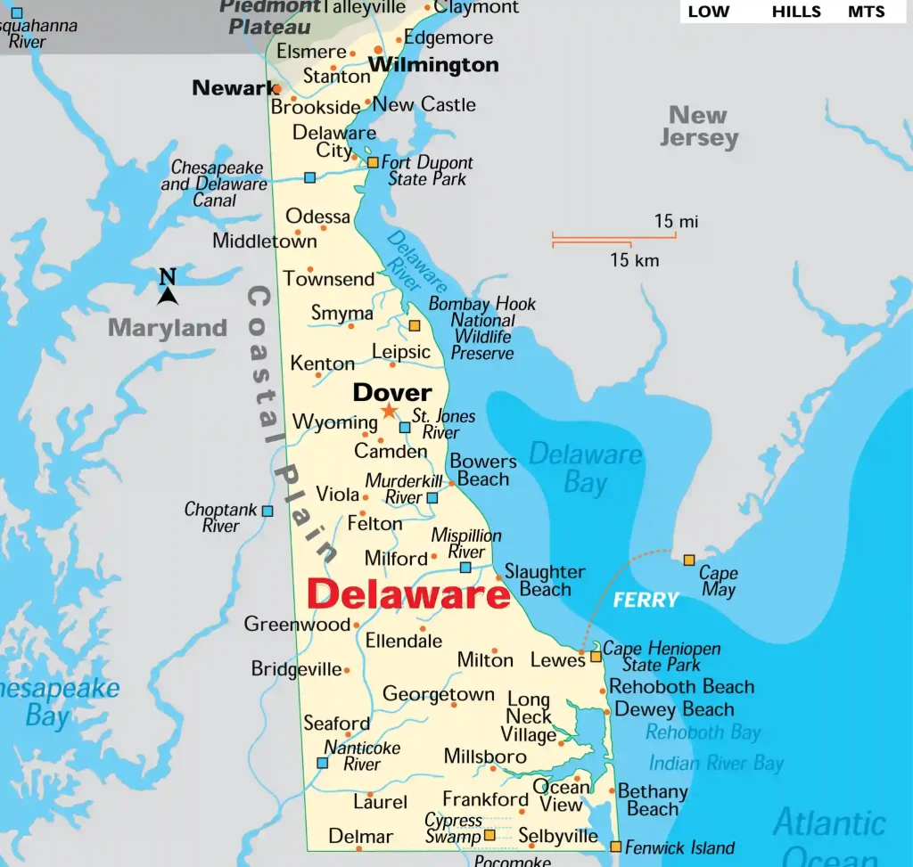 Covering Every Location in Delaware