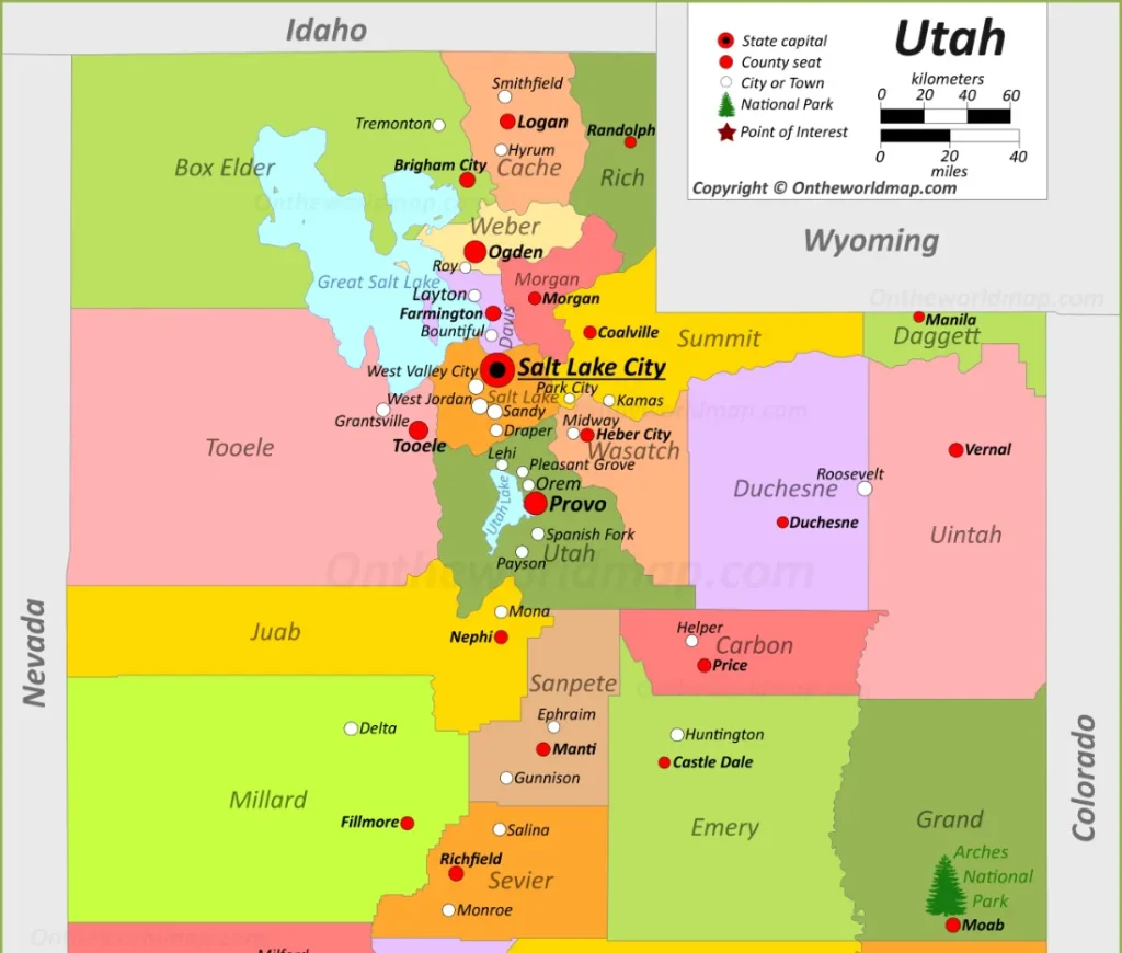 Utah Map
